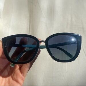 Tiffany & Co. Black and Blue Sunglasses